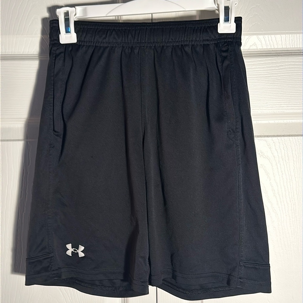 Under Armour Youth Men’s Size Large Running Shorts Black